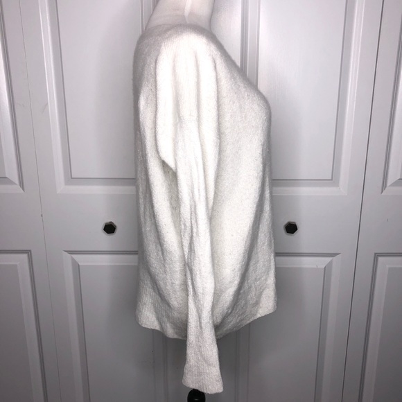 Anthropology Beige Long Sleeve Sweater Top Medium - Picture 3 of 13